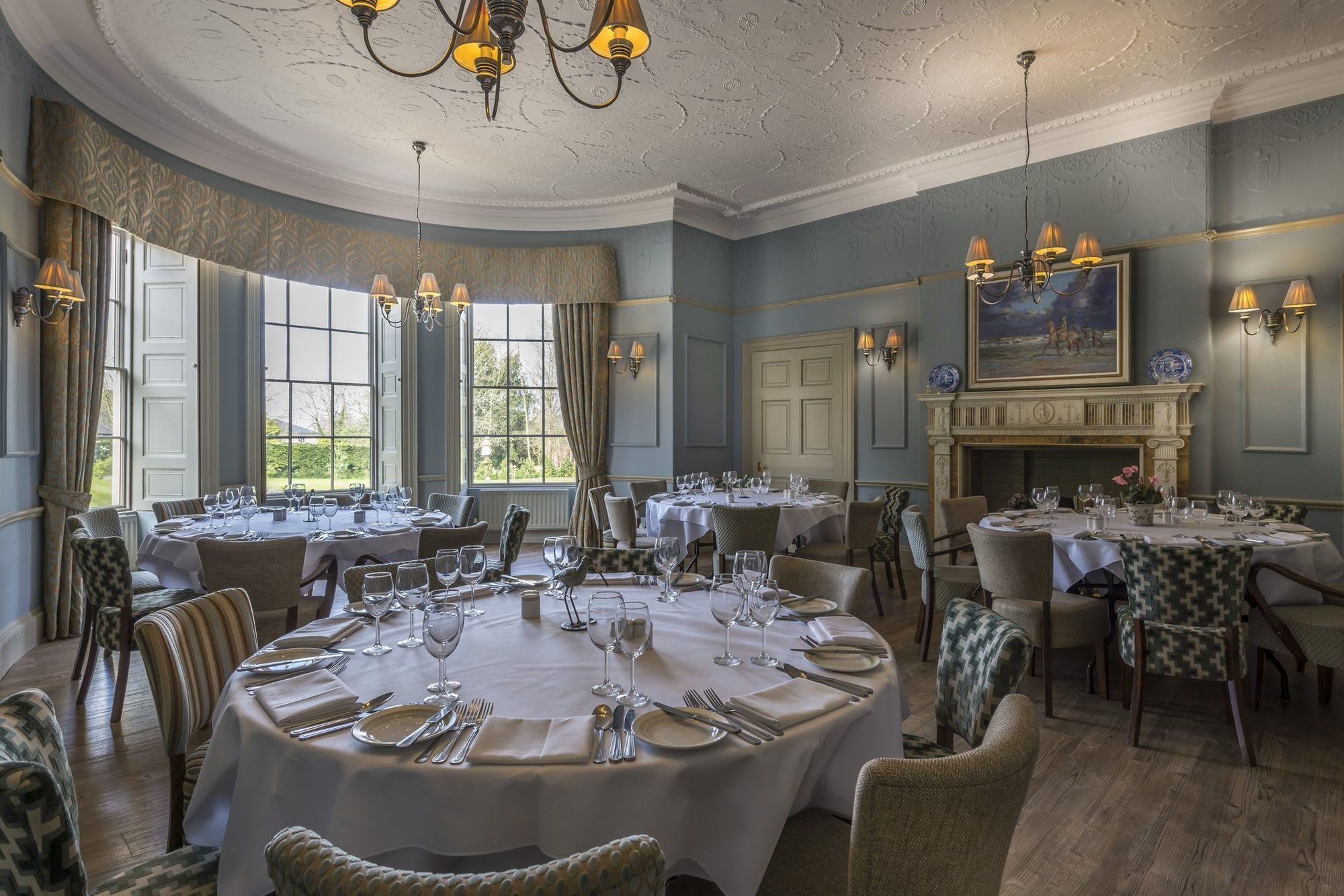 Washingborough Hall Hotel المطعم الصورة