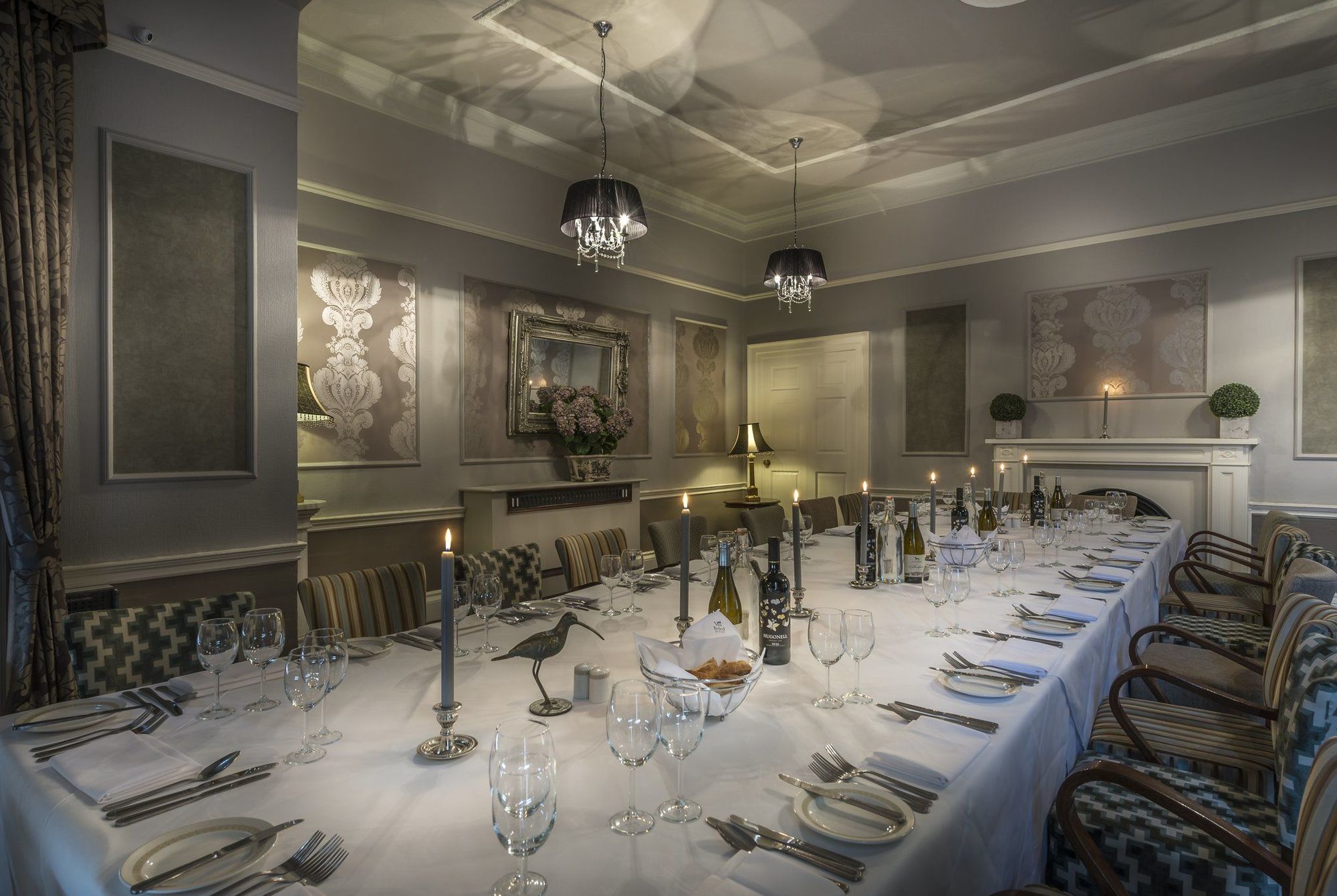 Washingborough Hall Hotel المطعم الصورة